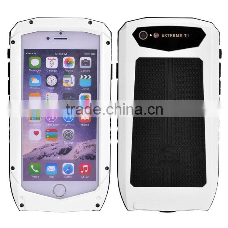 New Anti-Waterproof Metallic Case for iPhone 6 6S Shockproof Cover Casing for iPhone 6
