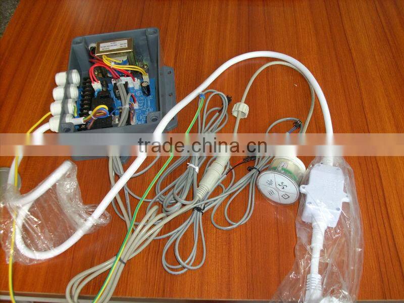 SW-05 bathtub waterproof control panel for pump, air blower, heater for spa