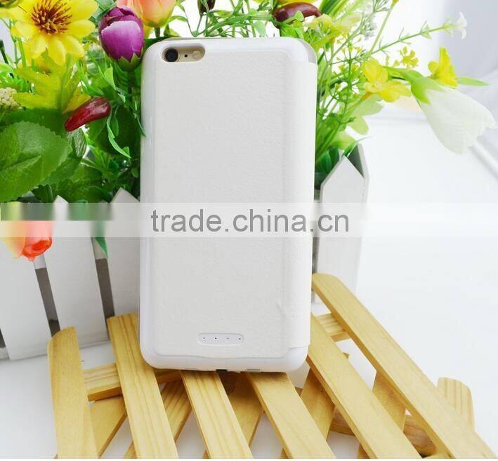 For iPhone 6s plus Solar Battery Case,4200mAh Portable Solar Power Bank Backup External Battery Charger Case For iPhone 6 Plus