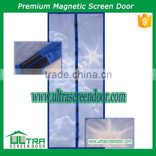 Blue Sky,White Cloud,Shinning Sun Kids Door Curtains