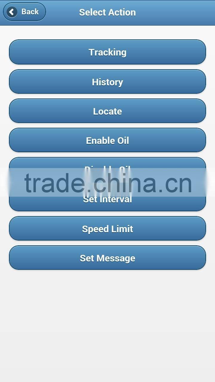 gprs mobile phone tracking system compatible most gps tracker made in China