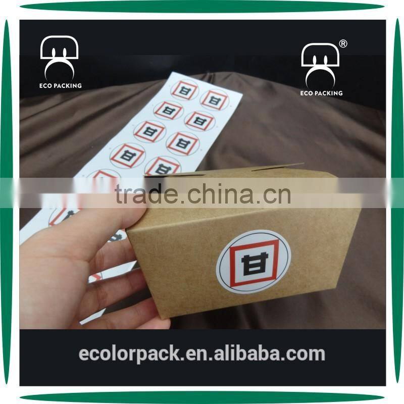Custom Logo Wholesale Strong Adhesive Paper Sticker