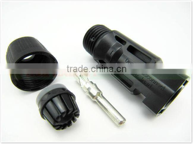 Solar panel electrical connector