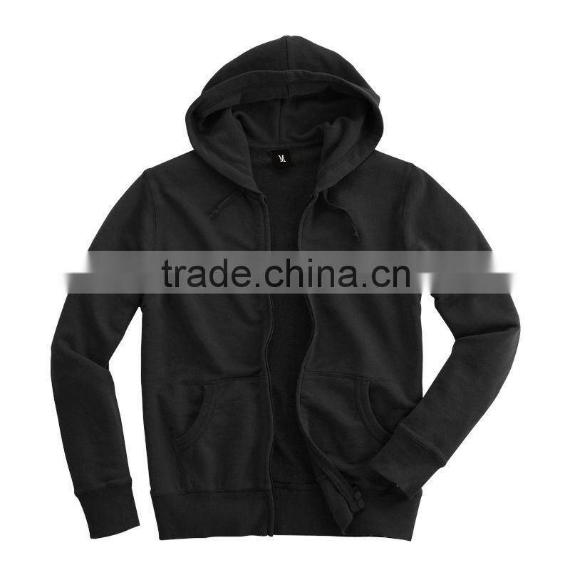 Mens Zipped and Hooded Sweatshirt Available for Custom Style