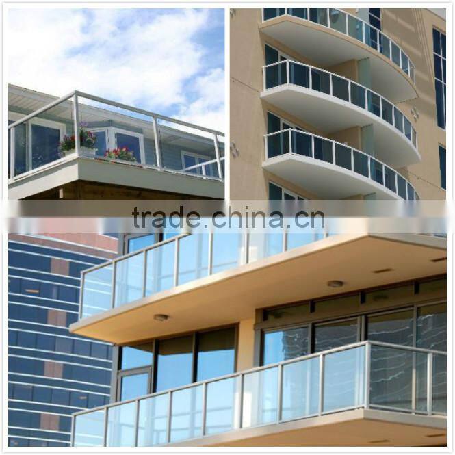 Modern house design stylish wall mounted aluminum handrail fitting