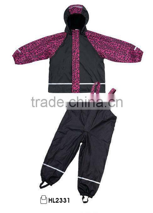 High quality rubber raincoat