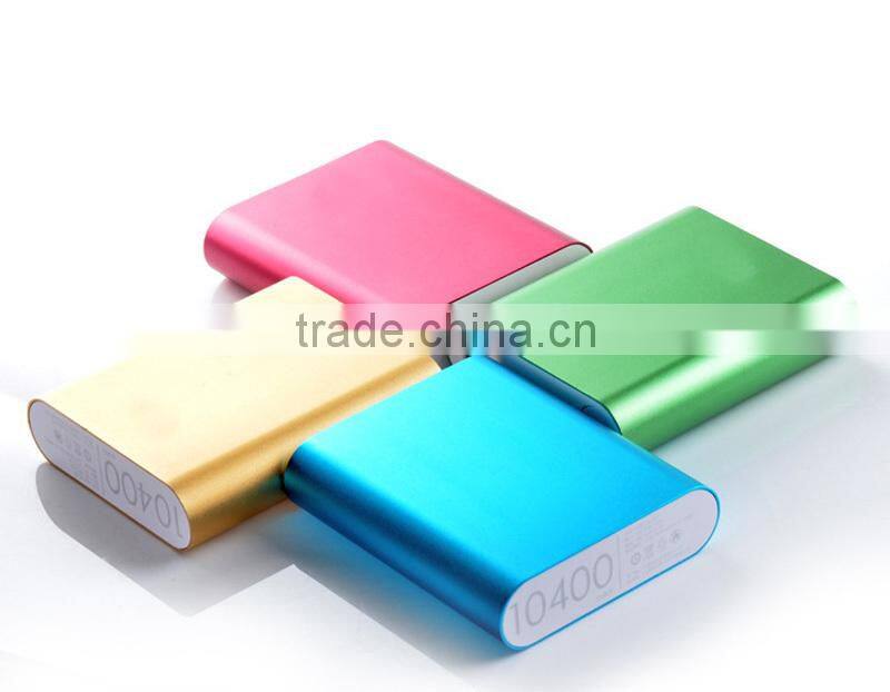 OEM factory wholesale high capacity mi power bank 10400mah