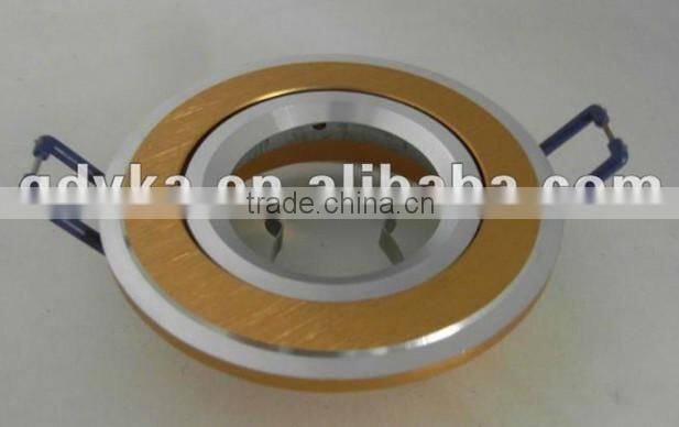 CNC aluminum lighting frames Aluminum AR111 ceiling light holder made in china