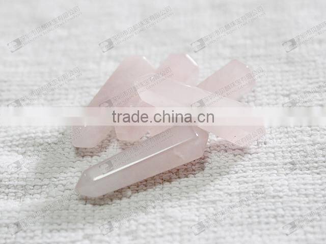 30mm Rose quartz points for pendant making