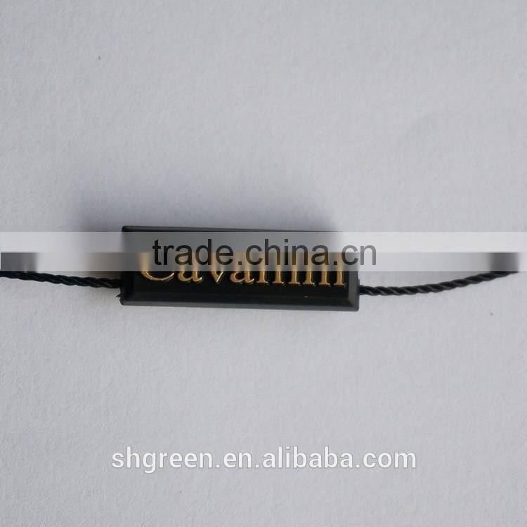 High quality auto-locked plastic string tag for jewelry