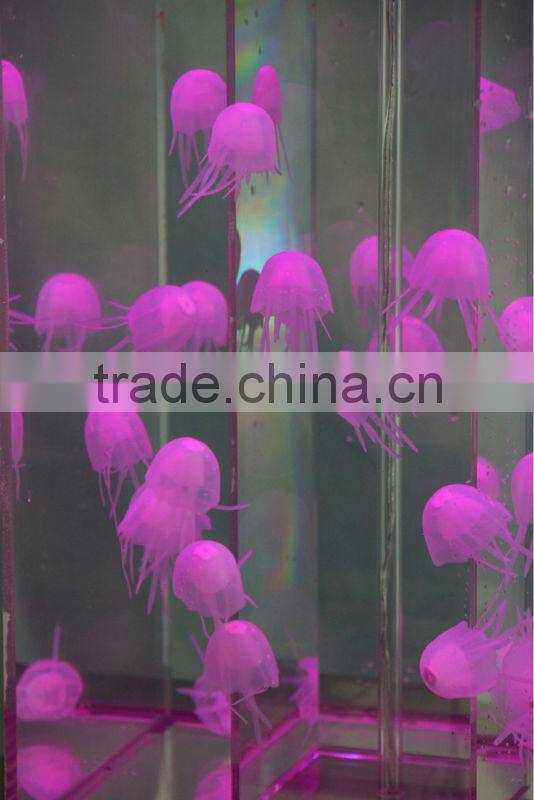wonderfull Table top colorful Jellyfish tank. fish tank ,aquarium
