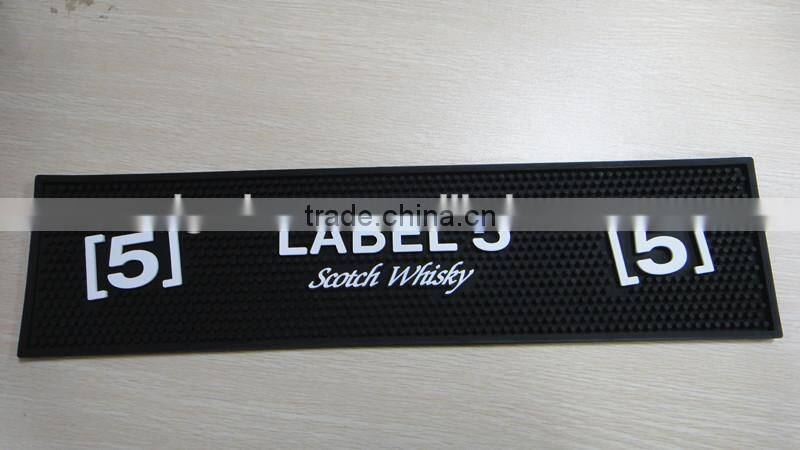 Promotional Custom Made Pvc Square Bar Mat/advertisement Bar Mat