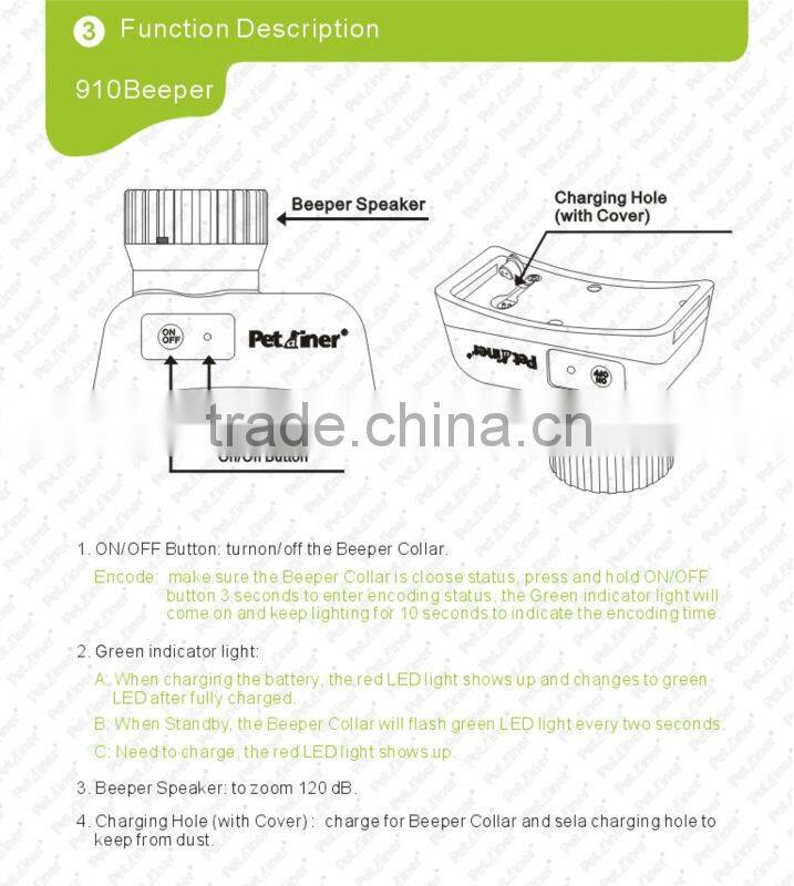 Dog Beeper Collar for Training and Hunting, Electric Dog Collar Dog Training Device