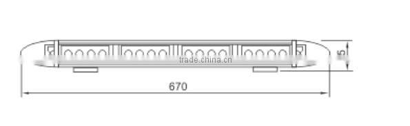 Police led roof light bar led warning light bar