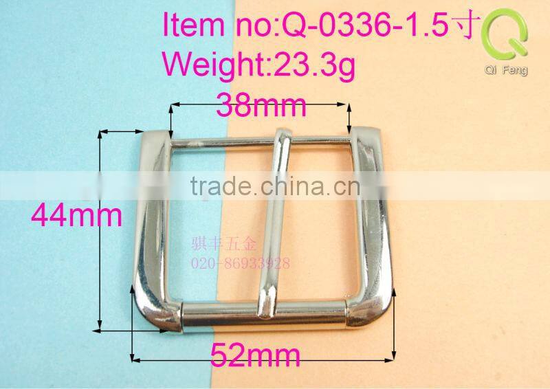 fashion silver metal leather belt buckle for bags woman q-0336