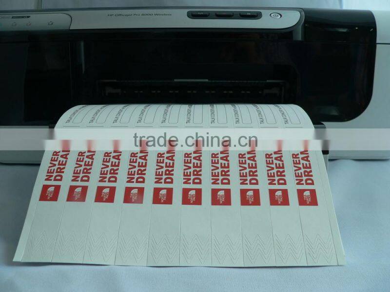 inkjet printed wristbands