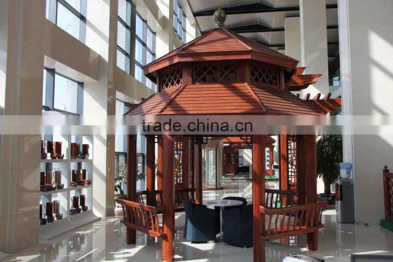 Wooden aluminum pergola