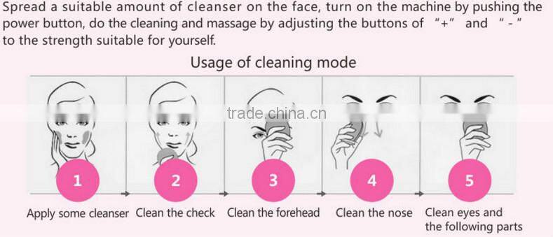 rechargeable battery facial brush