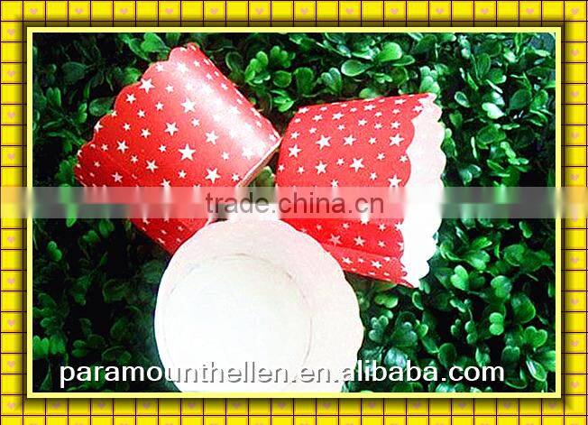 Paper cup cake mould 12 cup baking pan