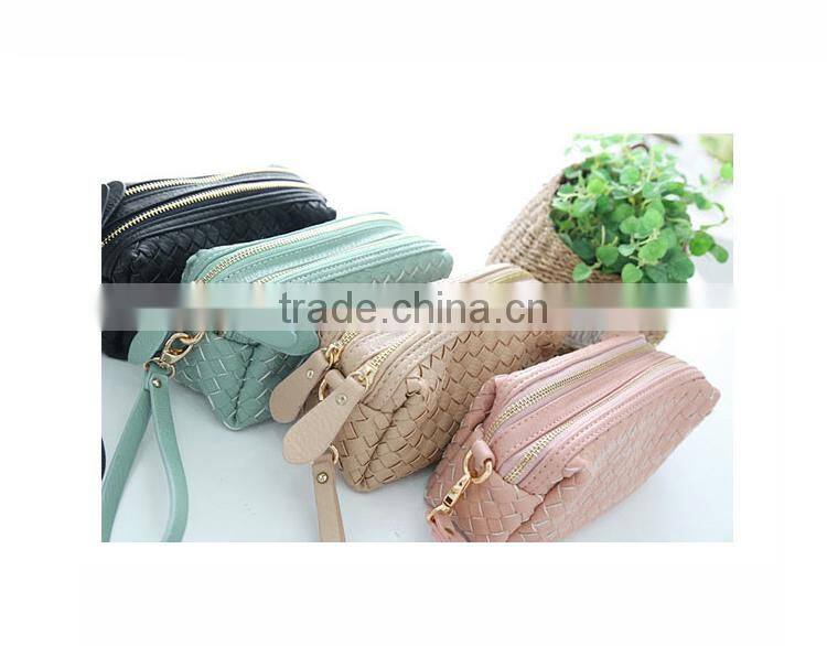 2015 new promotional costom PU wrist bag