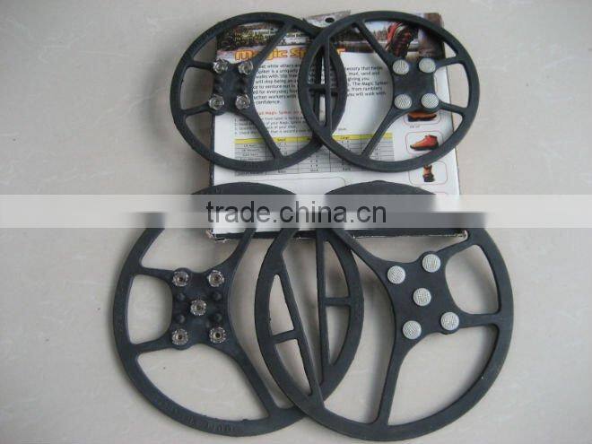 Outdoor 5 tooth Anti skid shoe cover Magic Rubber Spiker