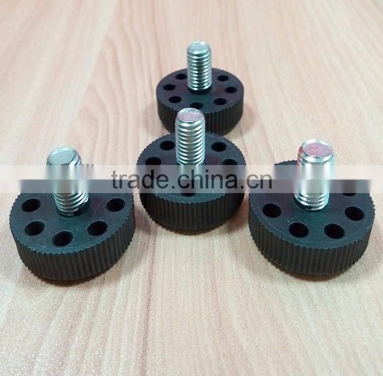 Furniture Leg Hardware Plastic Adjustable Feet for Furniture