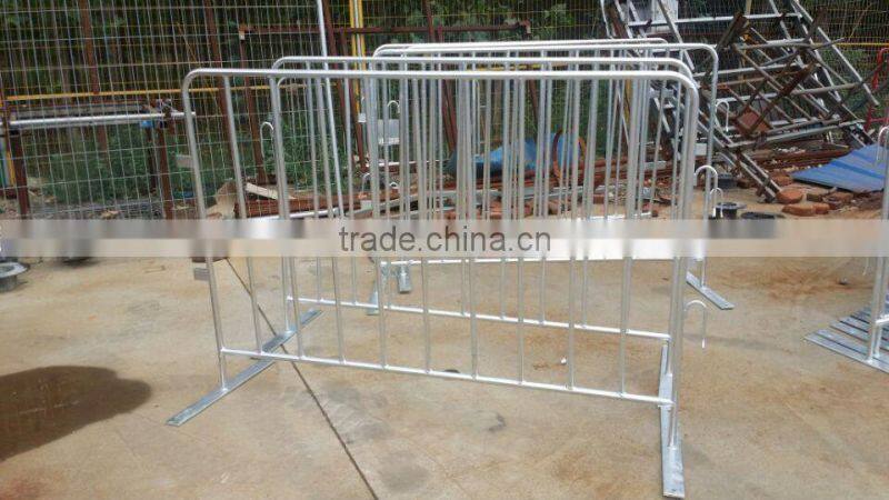 discount hot dipped galvanized after welding tube frame crowd control barrier road barrier steel barrier
