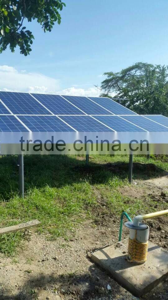 Jntech solar water power irrigation water pump system with 2.2kw solar pump inverter