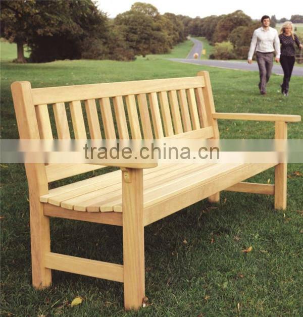 Hot Sale Wooden Bench Cast With Iron