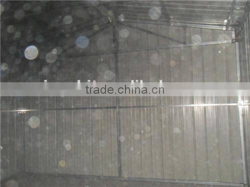 Metal garage with galvanized steel frame carport