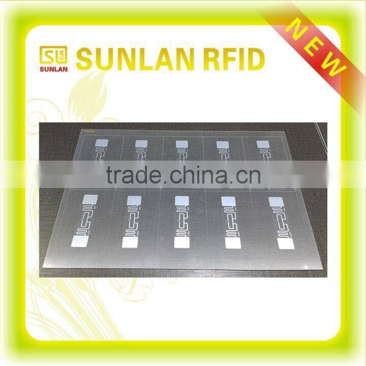 Alien 9662 Smart Long Range RFID Tags UHF rfid Transparent PVC Sheet Inlay 3*8 Layout