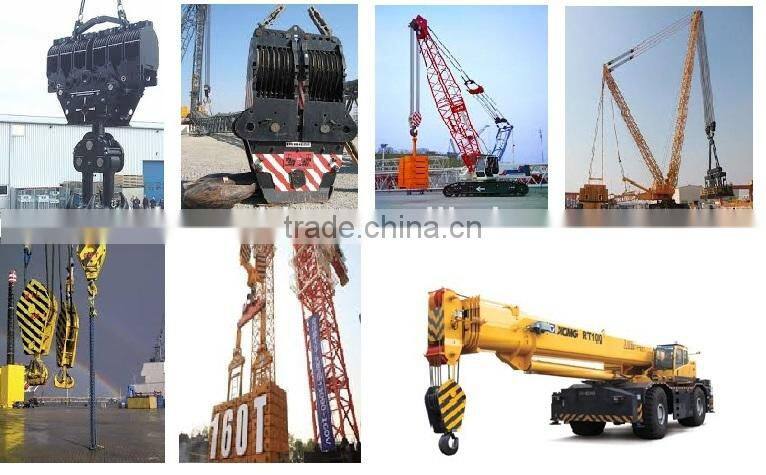 Crane Hook Block for Lifting - Double Hooks Block Used on Crawler Crane, Truck Crane - Crawler Crane Hook