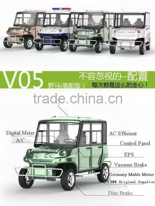 2016 new style 4 seat electric car 4kw 48V golf cart,sightseeing car