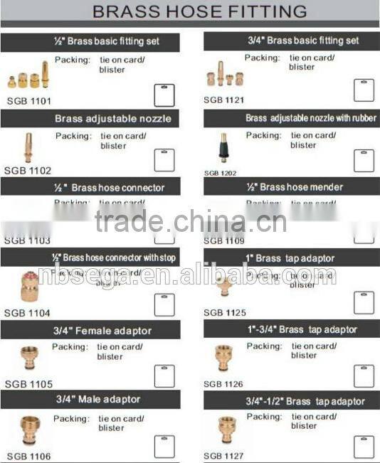Brass quick snap on connectors, metal water connector< SGB1201>