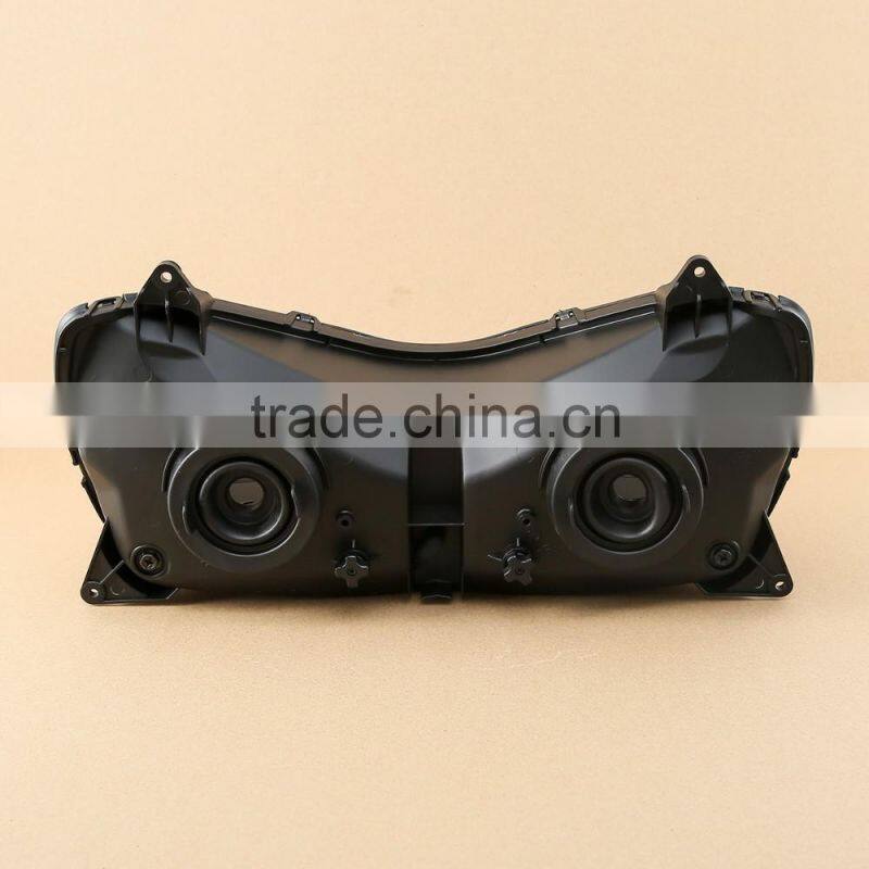 Front Headlight Clear Headlamp Assembly Set For Kawasaki Ninjia ZX12R 02-05 03