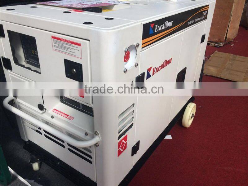 water cooled diesel generators S15DS 15KW silent generator for home use