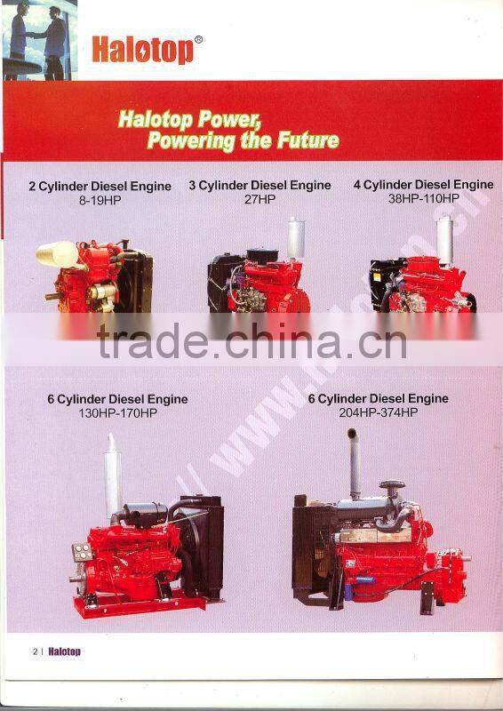 Multi-cylinder water cooled diesel engine