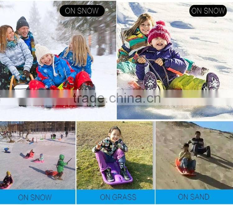 Snow Sled with rope and brake