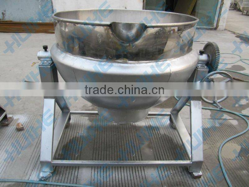 steam heating tilting chicken jacketed kettle/cooking pot