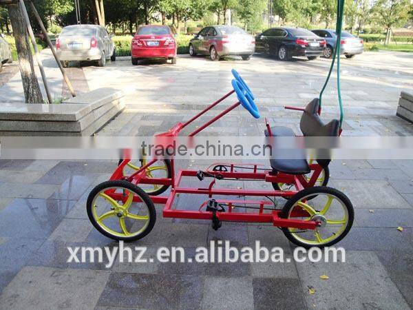 2015 Playground park dedicated four-wheel and 2 seats bicycle SA200