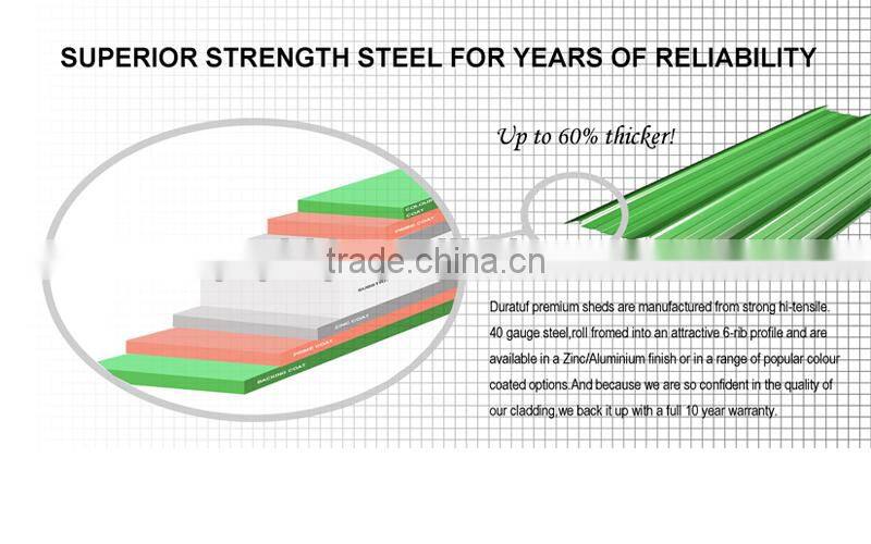 waterproof china metal used storage sheds sale