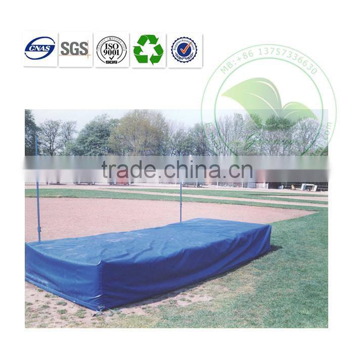 custom high jump weather tarpaulin canvas landing mat cover
