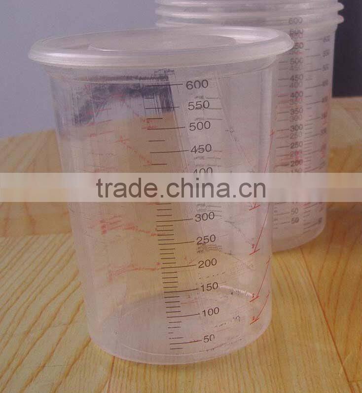600cc poly cup for paint mixing