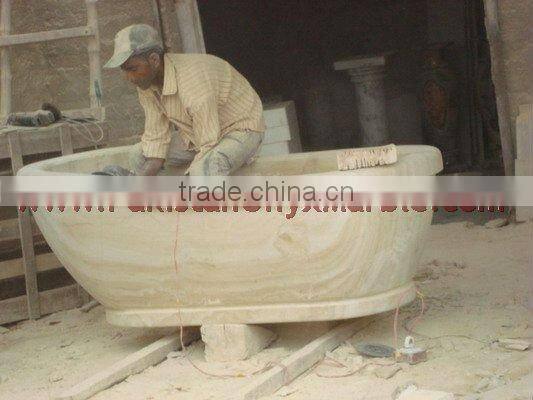 Handcarved in pure Natural Marble Stone/MARBLE BATHTUBS
