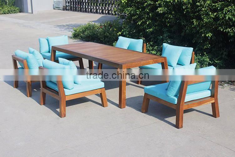 Teak Wood Furniture Outdoor Wood Dining Table Set