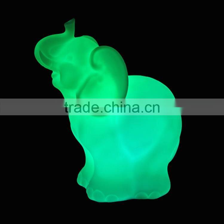 Lovely elephant Night Light Kids Colorful LED Night Light Table lamp Decoration lamp