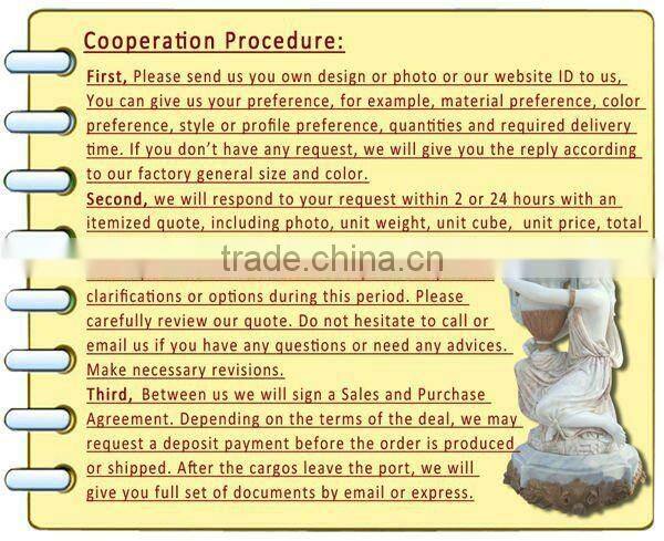 Hand Carved White Marble Handrails Stairs