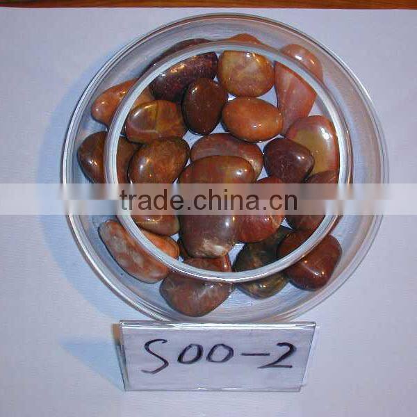Polished Brown Pebble Stone