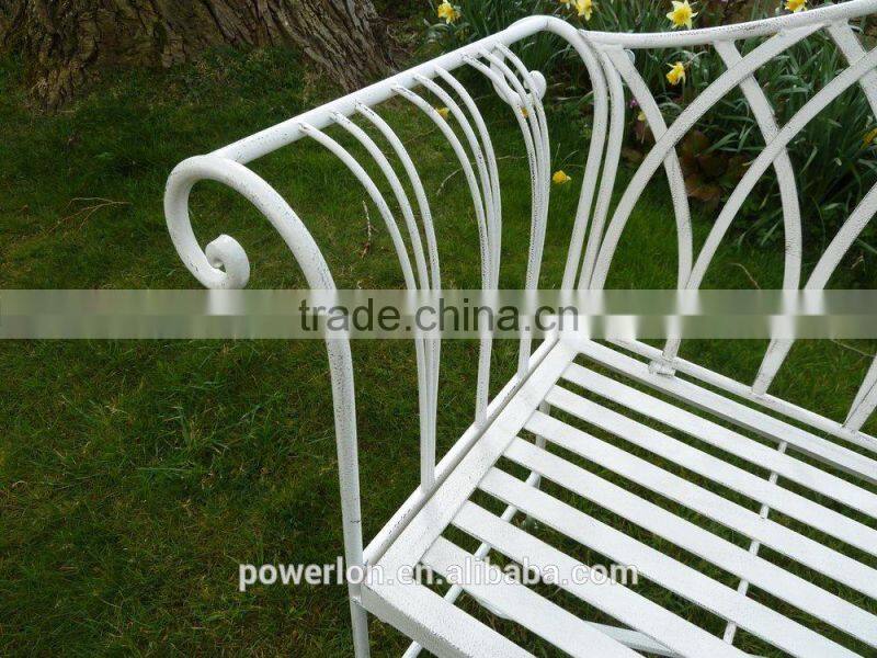2 Seater Garden Bench Outdoor Folding Furniture Gothic Style