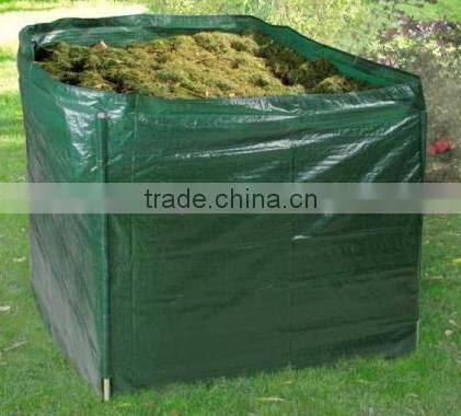 Composter with 4 steels holders at 4 corners and without bottom